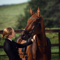 Horze Positano Anatomische Hannoveranische Trense 10 Horze Positano Anatomische Hannoveranische Trense -Reitsportbedarf 10126 BL 3