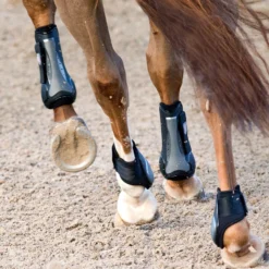 Horze Impact Air-Shock Stoßdämpfende Streichkappen -Reitsportbedarf 19244 BL 3