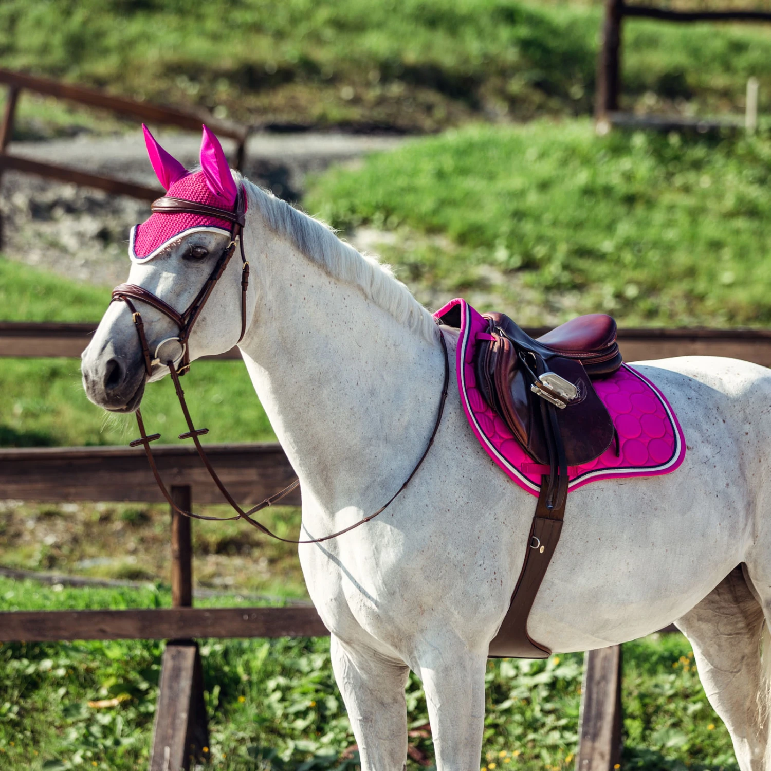 Horze Miami Fliegenhaube 2 Horze Miami Fliegenhaube – Bild 2