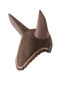 Horze Glarus Fliegenhaube Mit Metallischem Flechtdetail