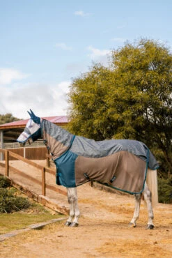 Horze Kenya Leichte Mesh Weidedecke Mit Abnehmbarem Halsteil -Reitsportbedarf 24204 581 09