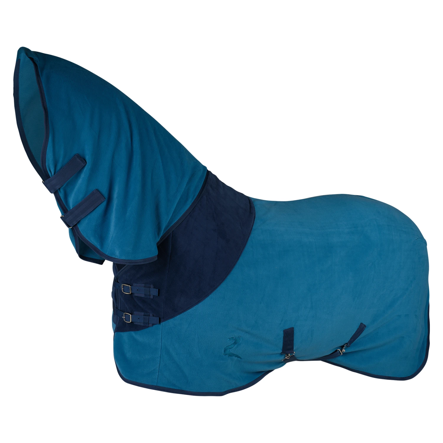 Horze Turin Fleece-Abschwitzdecke Mit Halsteil 2 Horze Turin Fleece-Abschwitzdecke Mit Halsteil – Bild 2