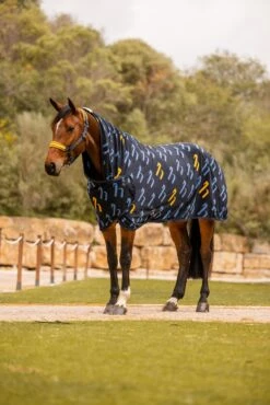 Horze Wicklow Abschwitzdecke Mit Logo Print -Reitsportbedarf 24689 590 06