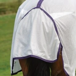 Weatherbeeta Comfitec Essential Mesh II Combo Fliegendecke Mit Festem Halsteil -Reitsportbedarf 317414 WH PU BL 4