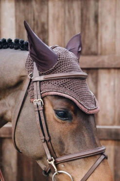 Kentucky Horsewear Wellington Glitter Soundless Fliegenhaube -Reitsportbedarf 329945 BR 2