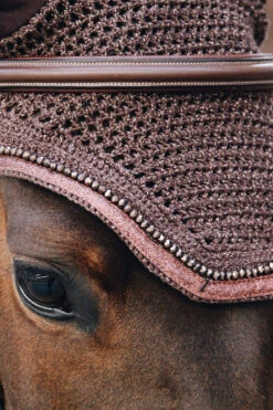 Kentucky Horsewear Wellington Glitter Soundless Fliegenhaube -Reitsportbedarf 329945 BR 3