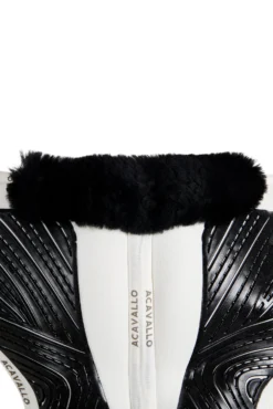 Acavallo Close Contact Gel & Memory Foam Pad Mit Lammfell 30 Acavallo Close Contact Gel & Memory Foam Pad Mit Lammfell -Reitsportbedarf 342256 WH BL 3