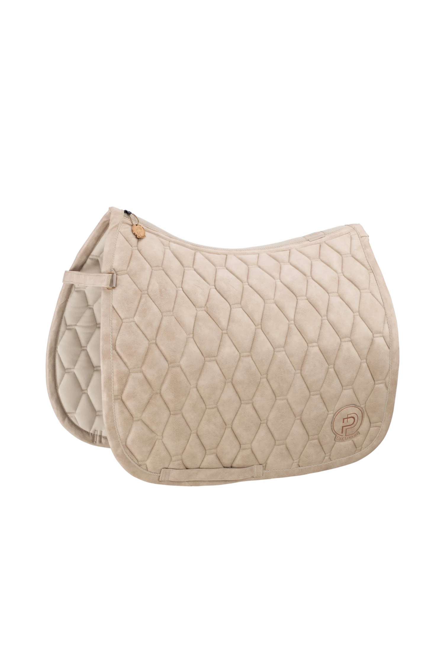 Eskadron Platinum 23 Metallic Faux Leather Dressurschabracke 4 Eskadron Platinum 23 Metallic Faux Leather Dressurschabracke – Bild 4