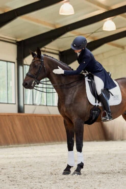 Eskadron Platinum Pure FS23 Highgloss Peacock Dressurschabracke -Reitsportbedarf 345505 WH 02